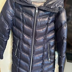 Calvin Klein Midnight Blue Puffer Coat